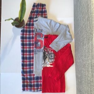 3 Pc Boy Pajamas Sz 8/10